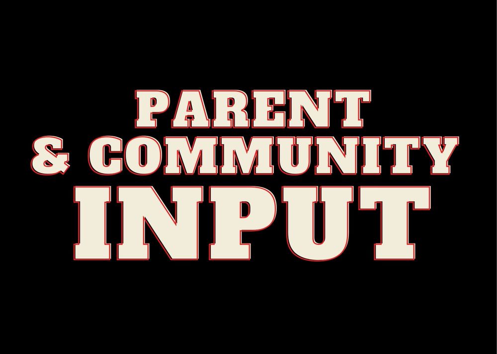 parent and community input