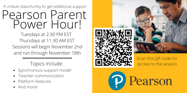 Pearson Parent Power Hour