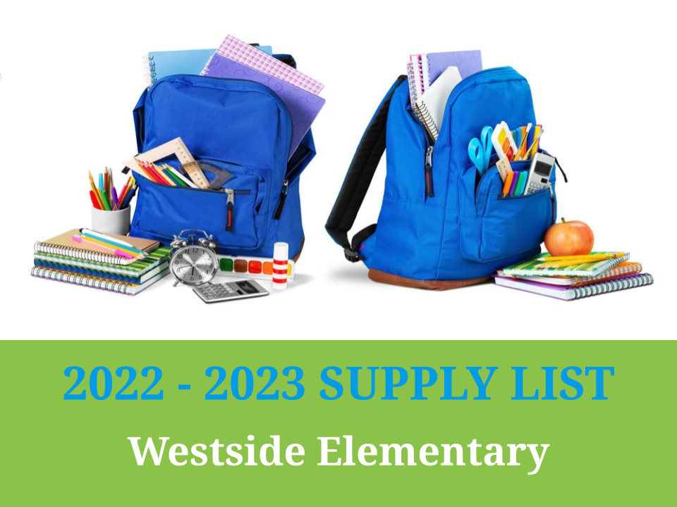 school supplies and backpacks
