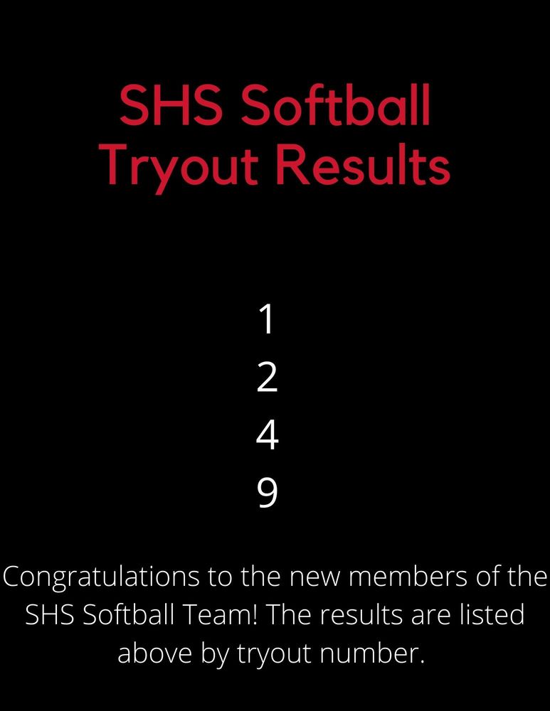 tryout results