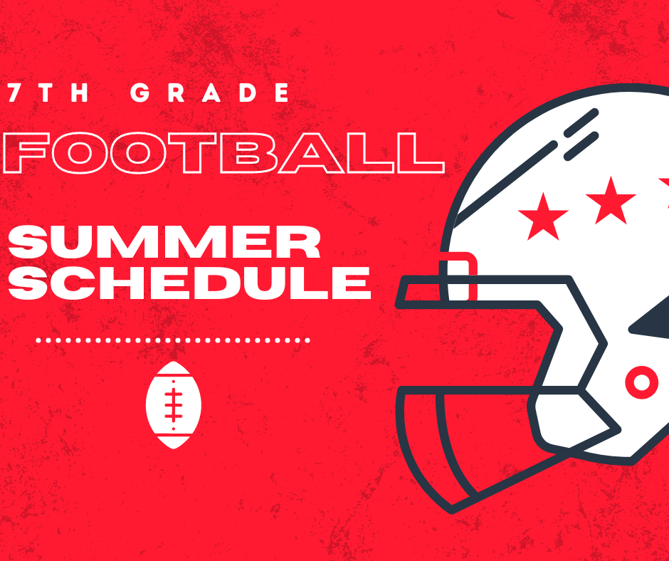 Searcy 7th Grade Football Summer Schedule | Ahlf Junior High School