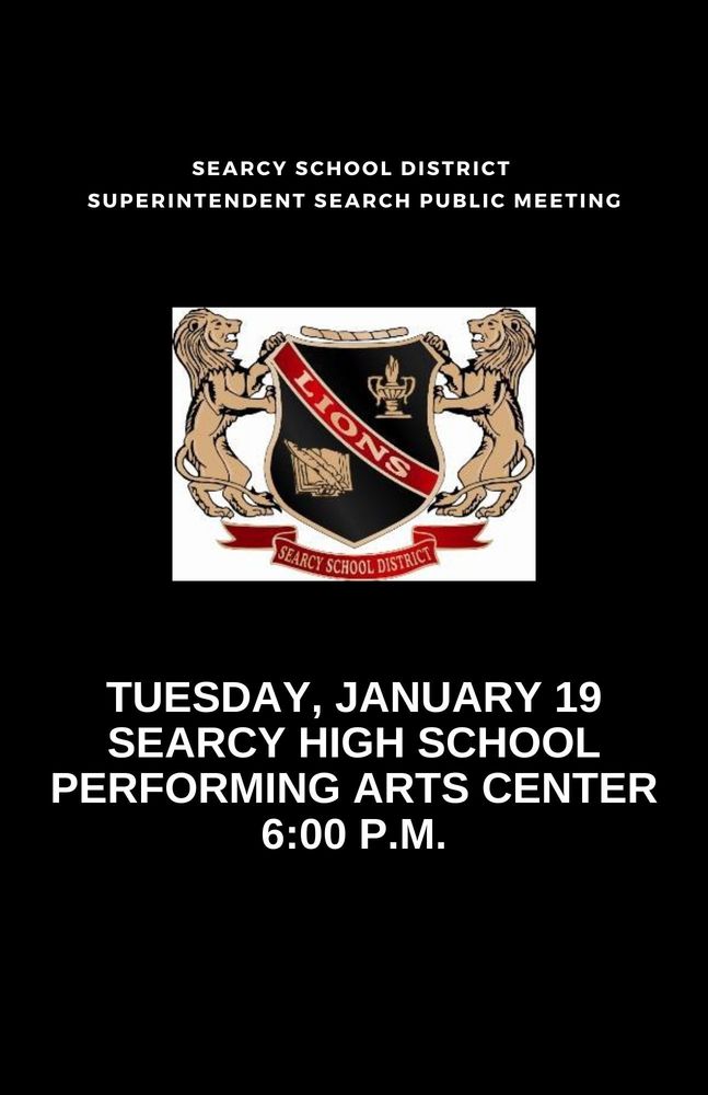 Superintendent Search Public Meeting