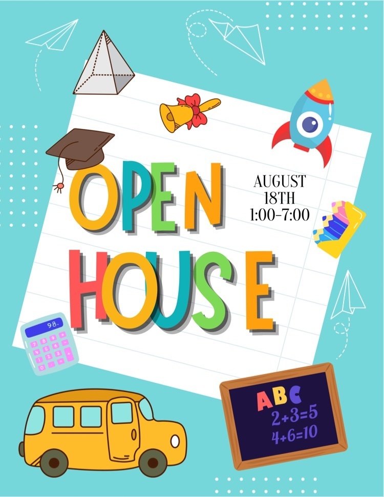 Open House Aug 18th 1-7pm