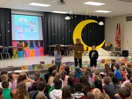 Award-Winning Author Entertains Students