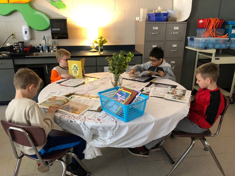 Book tasting with third grade